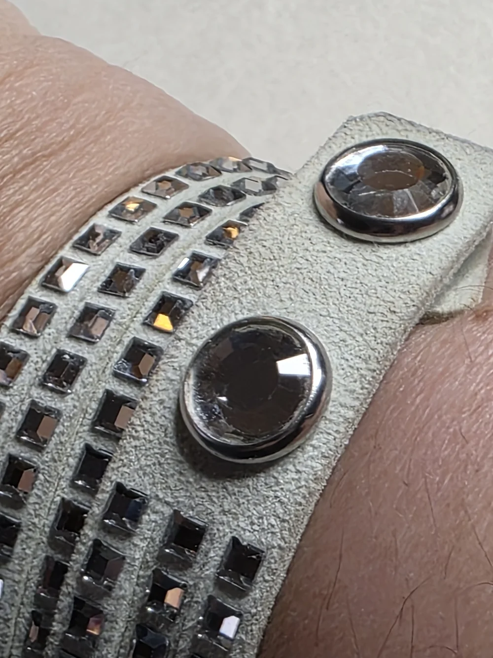 Swarovski White Crystal Wrap Bracelet